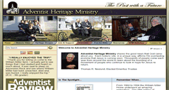 Desktop Screenshot of adventistheritage.org